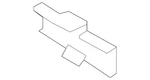 Genuine Volkswagen Quarter Panel Glass Clip 3C9-853-910. Fixed Price $18.75.