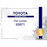 Genuine Toyota Front Door Glass Rubber Part No. 69971-90D00 (6997190D00). Fixed Price $27.55.