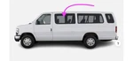 Fits 1999-2016 Ford Econoline Left Driver Side Window Glass Movable 4 Holes. Fixed Price $229.99.