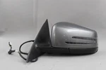 Left Driver Side Gray Door Mirror 117 Type Fits 16-19 Mercedes CLA250 Oem #43112. Fixed Price $270.00.