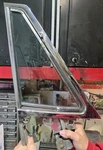 1963-1967 Corvette C2 Used Convertible Vent Window Frame Right Gm Dated Glass. Fixed Price $520.00.