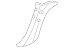 Genuine Ford Body A-pillar Trim Panel 4L1Z-7803598-AAA. Fixed Price $21.30.