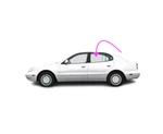 Fits : 1998-2002 Daewoo Lanos 4DR Sedan Driver Side Rear Left Door Window Glass. Fixed Price $119.95.