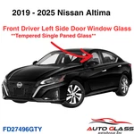 For 2019-2025 Nissan Altima Sedan Front Driver Left Side Door Window Glass Temp.. Fixed Price $108.00.