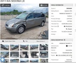 (local Pickup Only) Passenger Right Quarter Glass Fits 11-12 14 Sedona 4286879. Fixed Price $154.99.