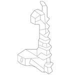 Genuine Volkswagen Track 2GJ-839-614. Fixed Price $16.72.