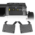 Fit 2021-2026 Ford Bronco 4-DOOR Rear Window Exterior Storage Steel Molle Panel. Fixed Price $128.99.