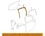 Chevrolet Gm Oem 09-13 Impala Window Glass-rear Door-run Channel Right 22971757. Fixed Price $197.18.