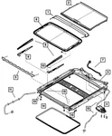 Genuine Mopar Sunroof Sunshade 1AQ73BD1AA. Fixed Price $181.24.