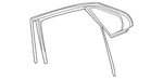 Genuine Volkswagen Window Channel 1K9-839-431-D-5AP. Fixed Price $398.11.