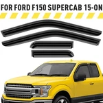 Side Window Deflectors Rain Guards 2015-2026 Ford F150 Supercab. Fixed Price $44.54.