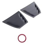 Carbon Fiber Look Side Window Louvers For Mazda 3 Axela 2014-2018 Abs. Fixed Price $26.71.
