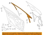 Ford Oem 17-20 Mkz Front Door Glass Hardware-run Channel HP5Z5421596A. Fixed Price $574.57.