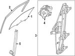 Genuine Nissan Run Weather-strip 80330-7LF0A. Fixed Price $90.30.