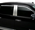 Putco 480139 Element Chrome Window Visors Fits 09-24 Dodge Ram Truck Quad Cab. Fixed Price $214.99.