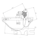Power Window Motor And Regulator Assembly Front Right Tyc Fits 01-02 Acura Mdx. Fixed Price $73.99.