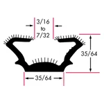 Fairchild Glass Run Window Channel. Fixed Price $26.82.