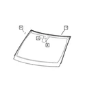 Genuine Mopar Windshield Spacer 55360509AA. Fixed Price $142.40.