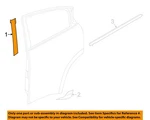 Honda Oem 16-22 Hr-v Rear Door Exterior Trim-black Out Tape 67825T7A003. Fixed Price $13.00.