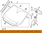 Ford Oem 12-18 Focus-w'shield Molding Retainer Strip BM5Z5803179A. Fixed Price $34.68.