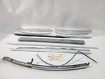 1984 Cadillac Fleetwood Oem Right Rear Door And Window Chrome Trim. Fixed Price $200.00.