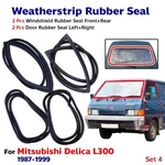 For Mitsubishi Delica Van L300 1987-99 Windshield Door Seal Weatherstrip 4 Pcs. Fixed Price $361.82.