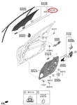 Stinger Ck Door Glass Holder 2018-2020 Genuine New Kia. Fixed Price $35.51.