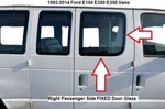XC2Z-1525722-CA 92 To 14 Ford E150 E250 Rear Right 2ND Door Pop Out Glass Window. Fixed Price $139.00.