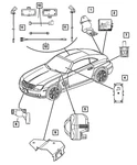 Genuine Mopar Alarm System Bracket 5102960AA. Fixed Price $12.40.