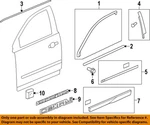 Gm Oem 07-17 Acadia Limited Front Door Exterior Trim-belt Molding 20940630. Fixed Price $195.44.
