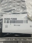 Oem New Hyundai 2017-2020 Elantra Lh Frnt Door Frame Black Out Tape 86363 F2000. Fixed Price $15.00.