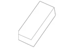 Genuine Honda Back Glass Reveal Molding Clip 91536-SS0-J01. Fixed Price $17.31.