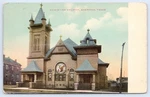 Sherman Texas Grayson County Tx Christian Church Stained Glass Window Postcard. Fixed Price $8.97.