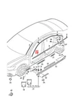 Audi A6 Window Slot Seal With Trim Strip Black 4G0853283A1P9 14-14 No Duties. Fixed Price $151.65.