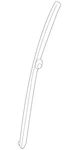 Genuine Mitsubishi Sash Channel 5735A256. Fixed Price $32.37.