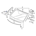 For Honda Pilot 2016-2022 91570TG7305 Windshield Molding Clip. Fixed Price $10.94.