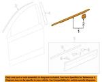 Honda Oem 17-22 Cr-v Front Door Exterior Trim-belt Molding 72410TLAA01. Fixed Price $79.99.