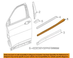 Chrysler Oem 17-22 Compass Front Door Exterior Trim-belt Molding 68242115AA. Fixed Price $143.30.