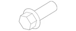 Genuine Ford Motor & Linkage Bolt N605891S437. Fixed Price $13.20.