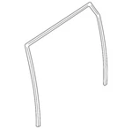 Genuine Nissan Run Weather-strip 82331-5HK0A. Fixed Price $165.86.