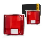 For Chevy Blazer Rear Tail Light 1973-1991 Driver And Passenger Side Pair Chrome. Fixed Price $31.64.