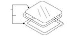 Genuine Subaru Sunroof Glass 65430SJ000. Fixed Price $275.70.