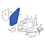For Ram Promaster 1500 2023-2025 7TA65JXWAA Front Left Door Window Molding. Fixed Price $67.96.