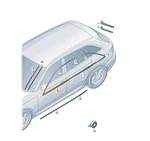 New Audi A4 B9 Front Left Door Window Bay Seal 8W0853283E2ZZ Genuine. Fixed Price $150.28.