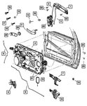Genuine Mopar Front Door Glass Channel Left 68044815AA. Fixed Price $39.80.