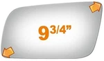 Flat Left Side Mirror For 99-00 Cadillac Escalade W/o Backing Plate. Fixed Price $19.96.