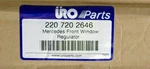 Uro 220 720 26 46 - Front Window Regulator/lifter, Right. Fixed Price $64.95.