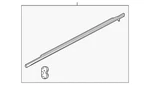 2011-2017 Honda Odyssey Genuine Belt Molding Oem 72450-TK8-A11. Fixed Price $135.32.