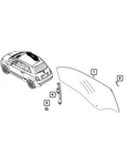 Genuine Mopar Front Door Glass Channel Right 68656489AA. Fixed Price $38.31.