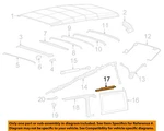 Chrysler Oem 18-23 Wrangler Cover Components-side Glass Retainer 68399020AA. Fixed Price $36.44.